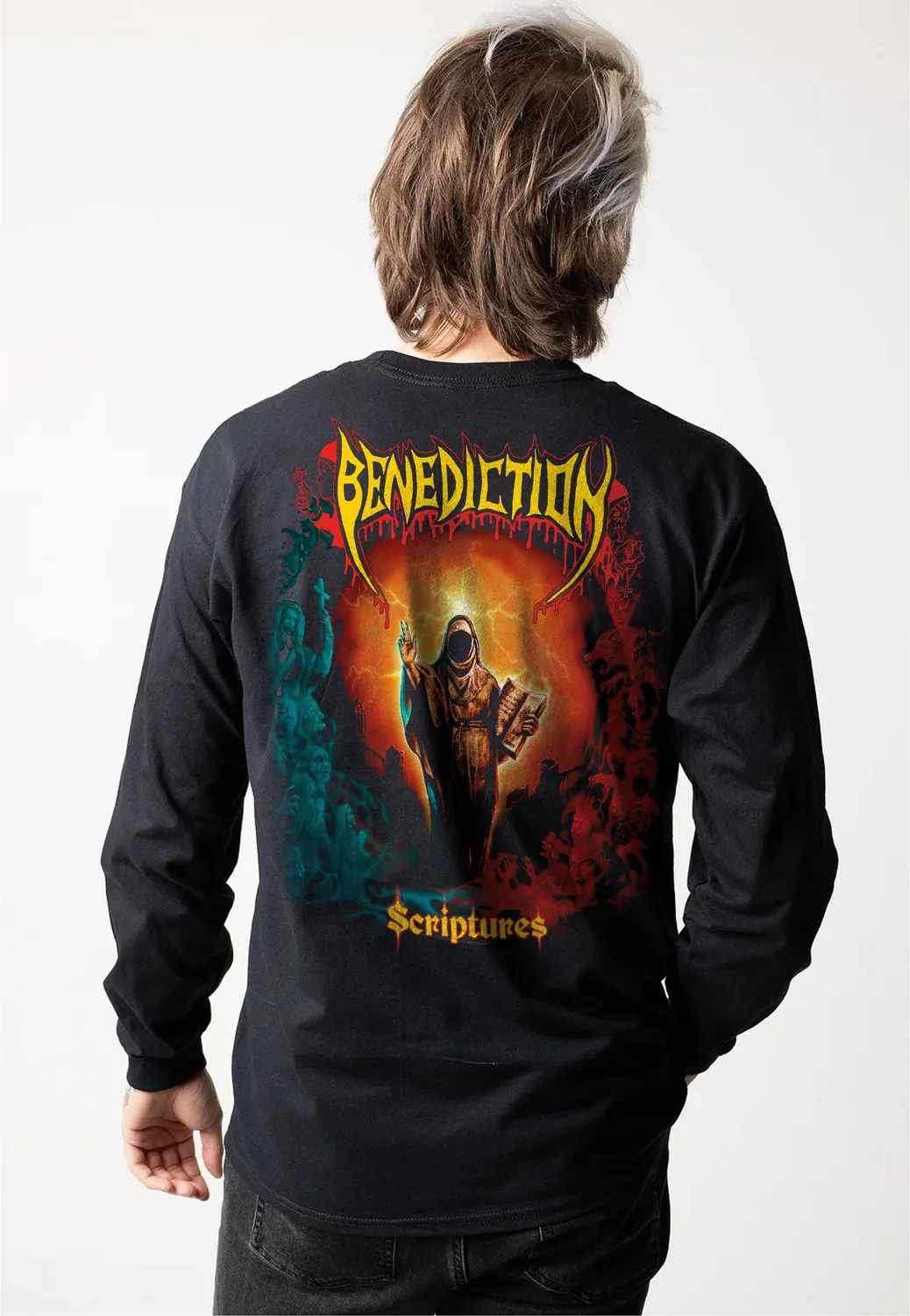 Impericon Scriptures Longsleeve schwarz Jersey