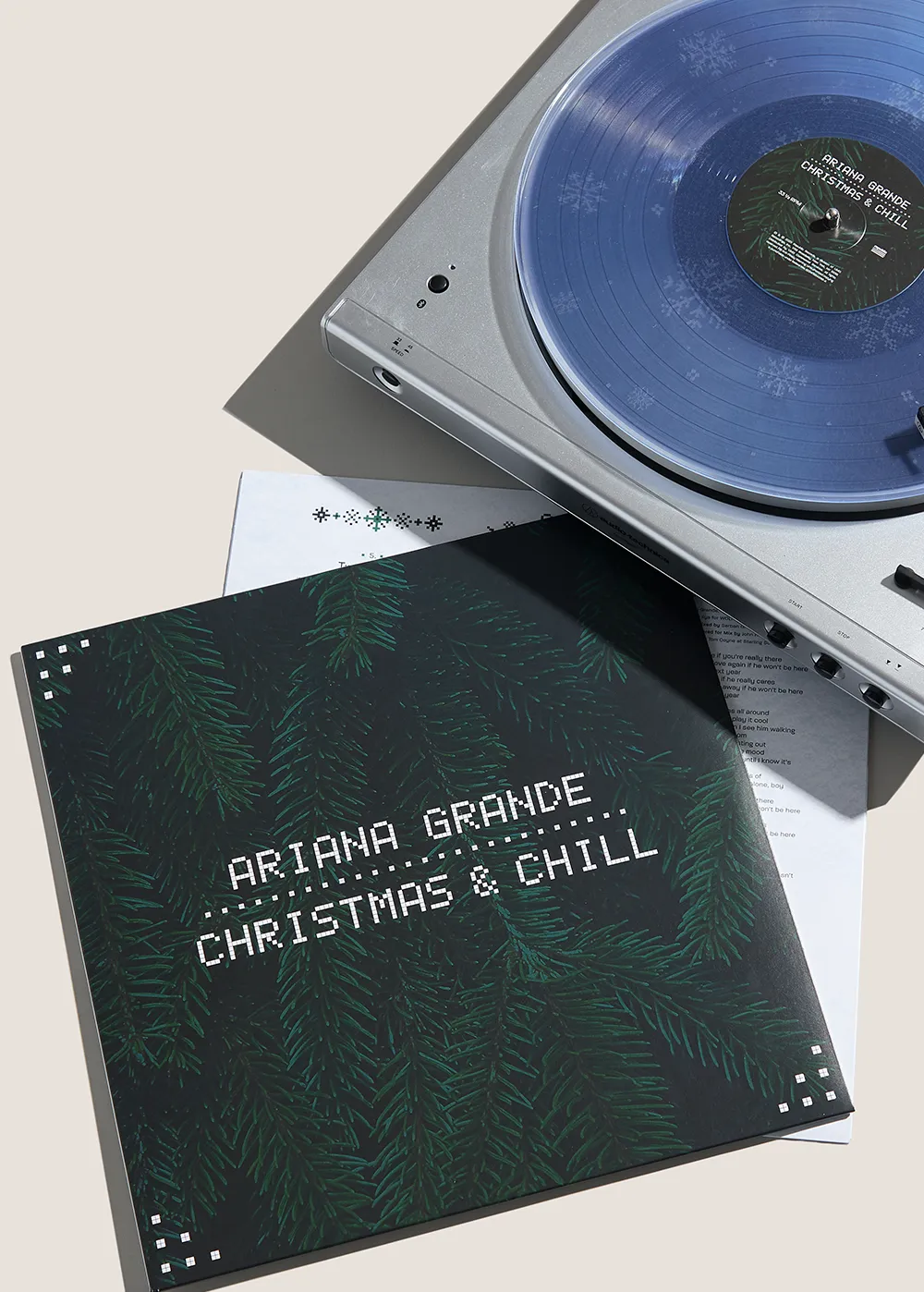Ariana Grande Christmas & Chill 10th Anniversary LP Clear