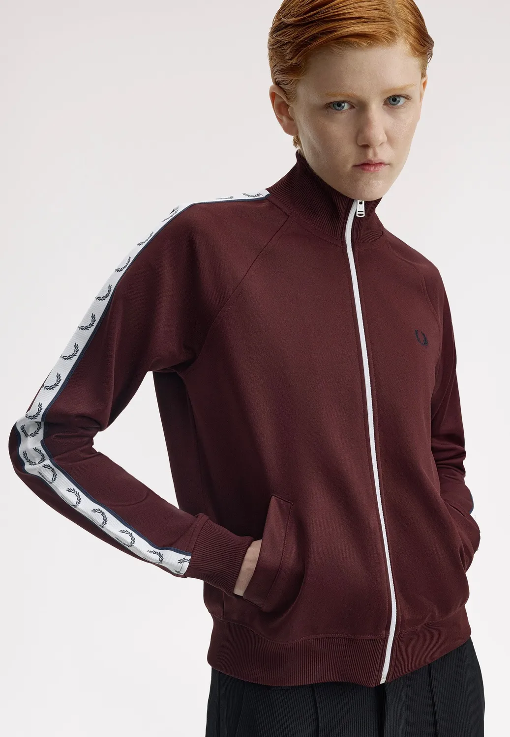 Impericon Taped Oxblood Trainingsjacke burgundy Synthetik