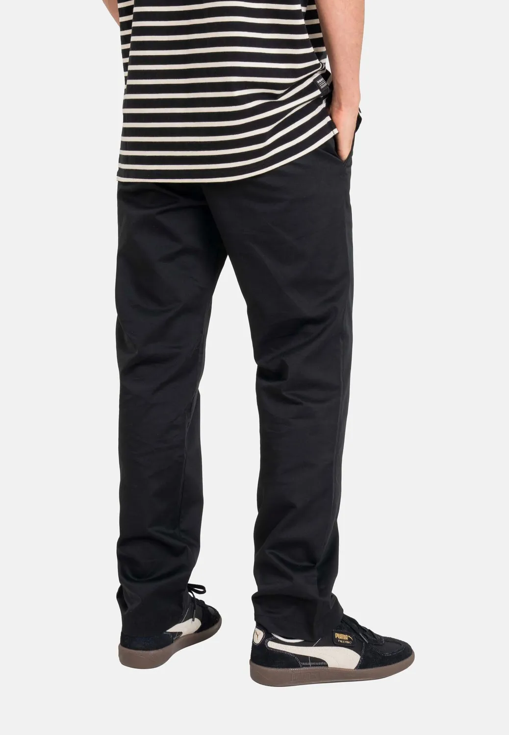 Impericon Metro Flex Chino Deep Black Regular Fit