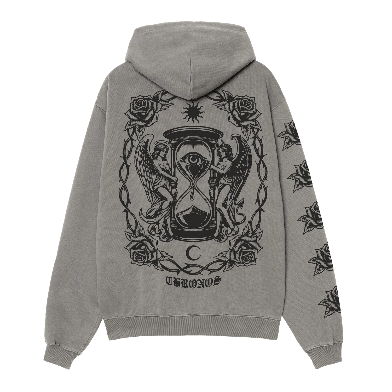 Parkway Drive Chronos Faded Hoodie grau Pullover