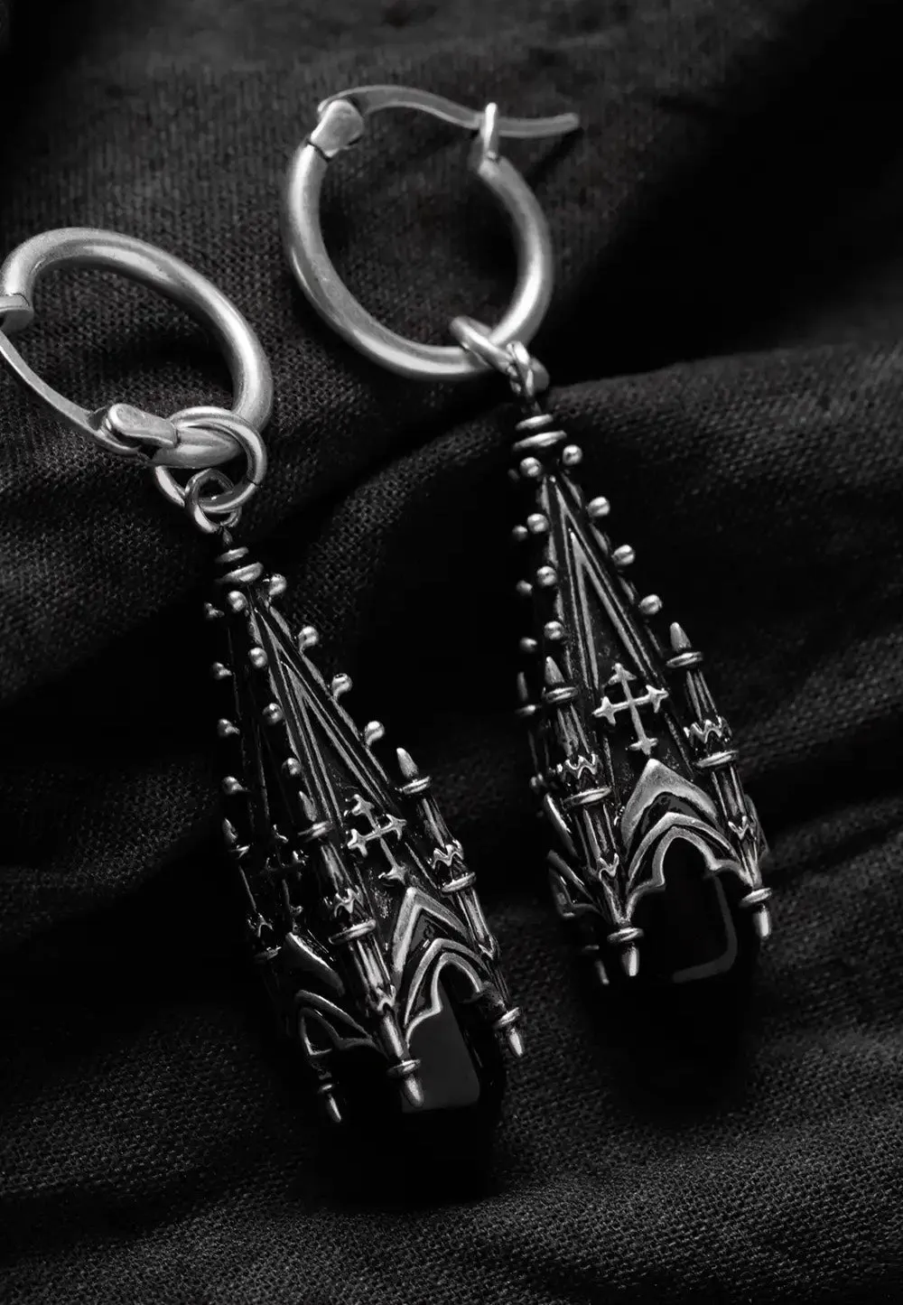 Impericon Midnight Totem Silver Ohrringe Neuheit
