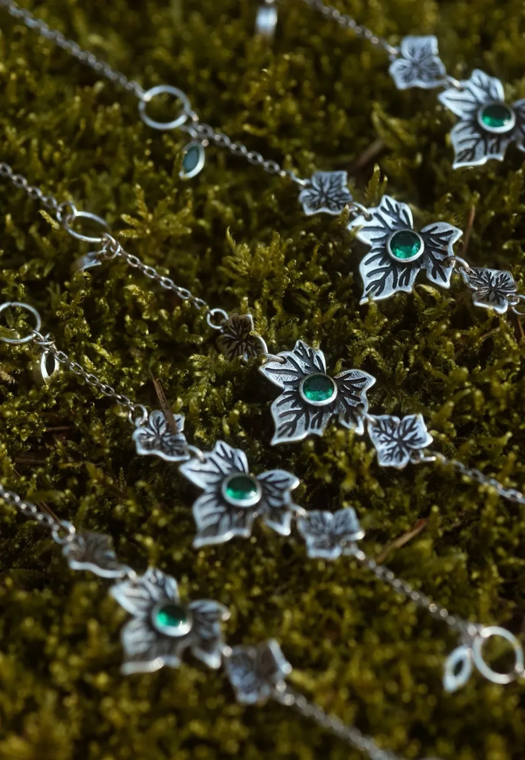 Impericon Poisoned Ivy Kette Silver Gothic Metall