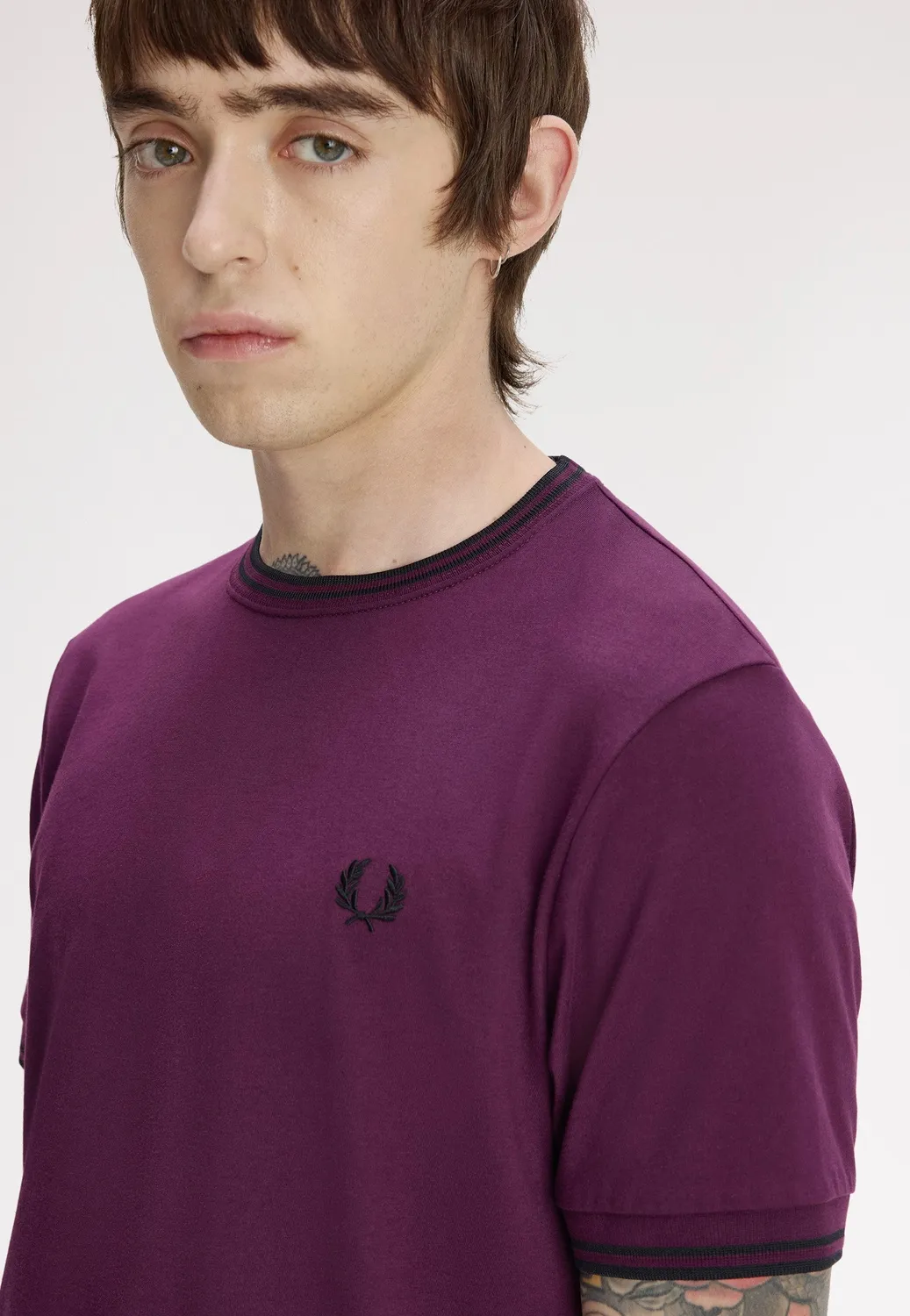 Impericon Twin Tipped T-Shirt Plum Black Jersey
