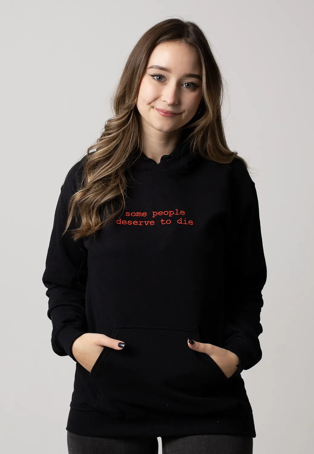 Impericon Some People Deserve To Die Hoodie schwarz