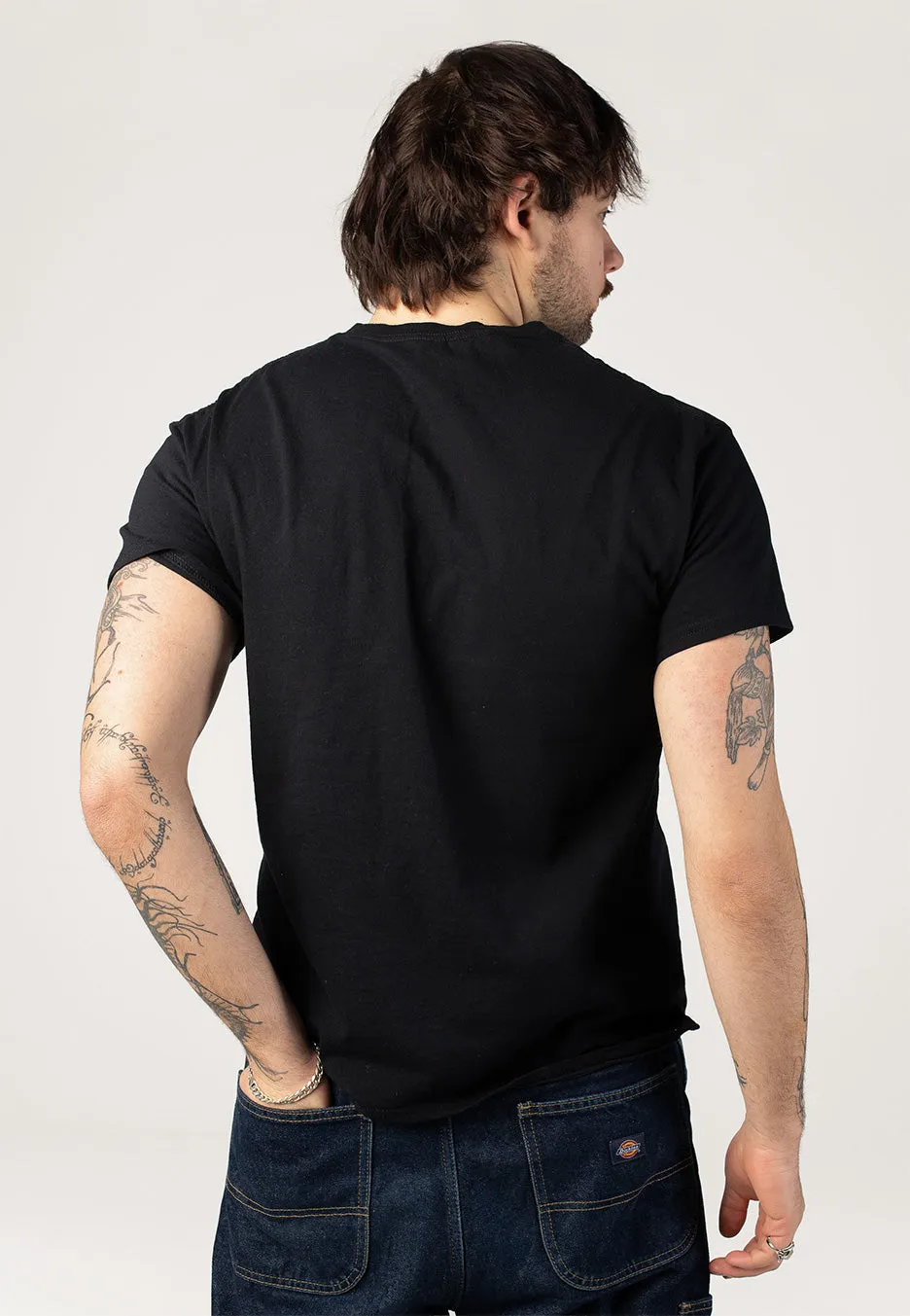 The Moth Live T-Shirt schwarz Jersey Kurzarm