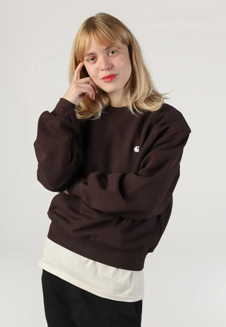 Impericon Casey Sweater Palisander Silver Damen