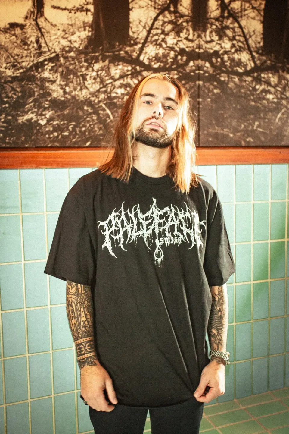 Paleface Swiss The Pentagram Shirt T-Shirt schwarz Baumwolle