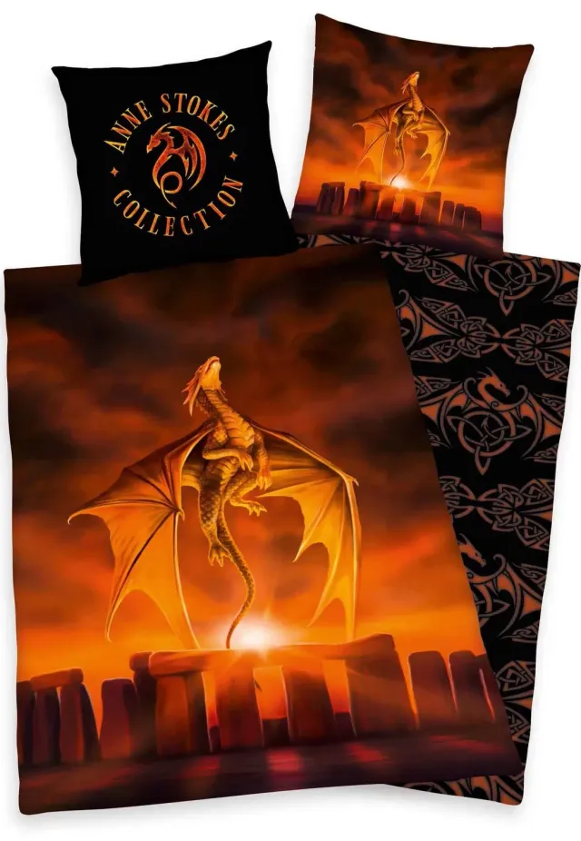 Impericon Dragon Bettwäsche 135x200 Renforcé bunt