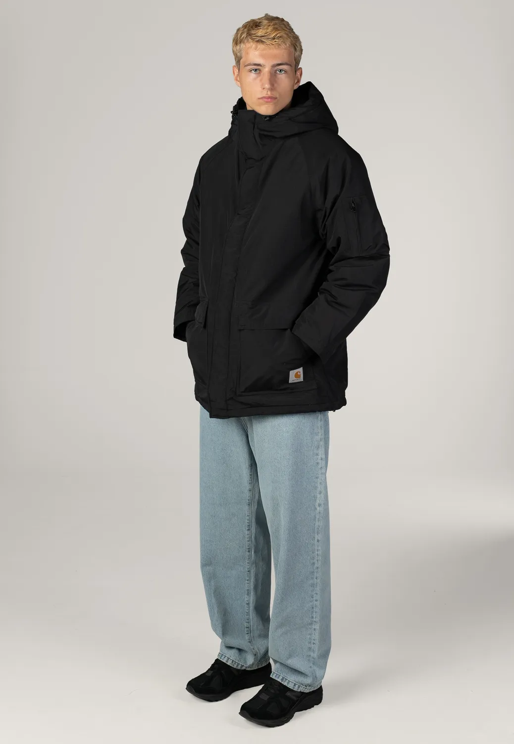 Impericon Stanwood Black Jacke lang Nylon