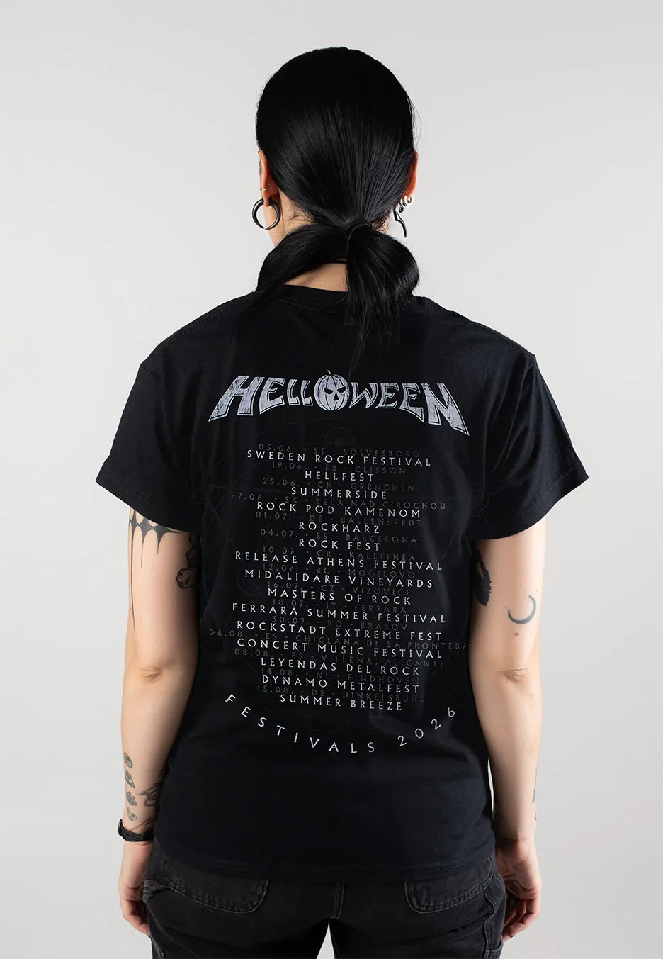 Impericon Classic Logo Festivals 2026 T-Shirt schwarz Heavy Metal