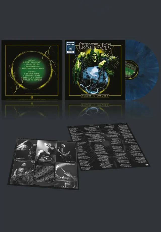 Impericon Worlds To Conquer Vinyl Blue/Black/White Marbled