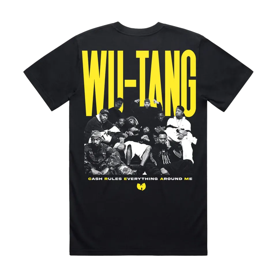 Wu-Tang C.R.E.A.M. T-Shirt mit Member-Backprint Heavyweight