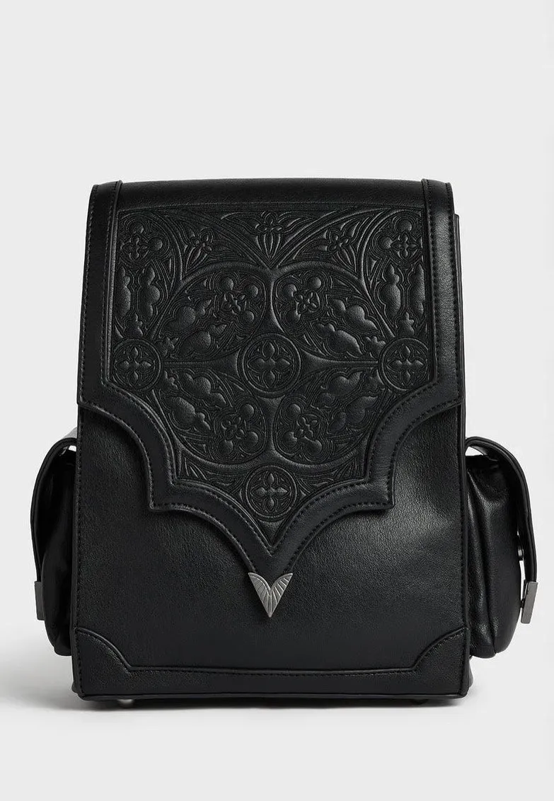 Impericon Cathedra Embroidered Rucksack schwarz