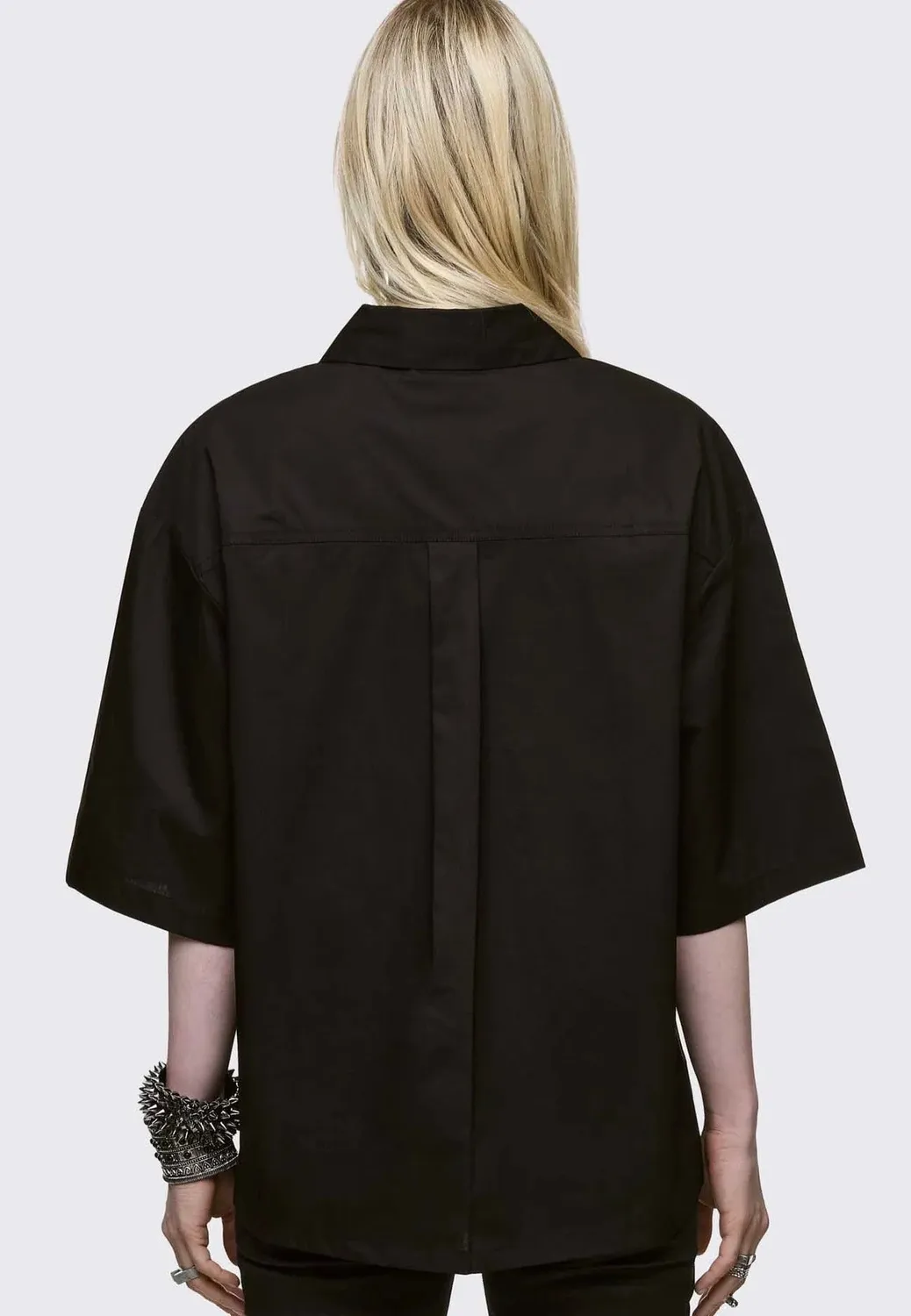 Impericon Never Saint Black Hemd Gothic Damen
