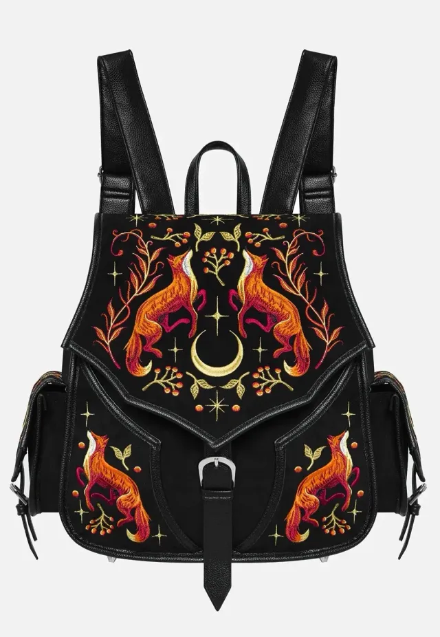 Impericon Mystic Fox Black Rucksack schwarz Gothic