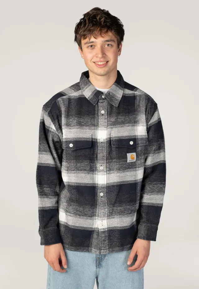 Impericon Esterson Check Hemd navy Baumwolle