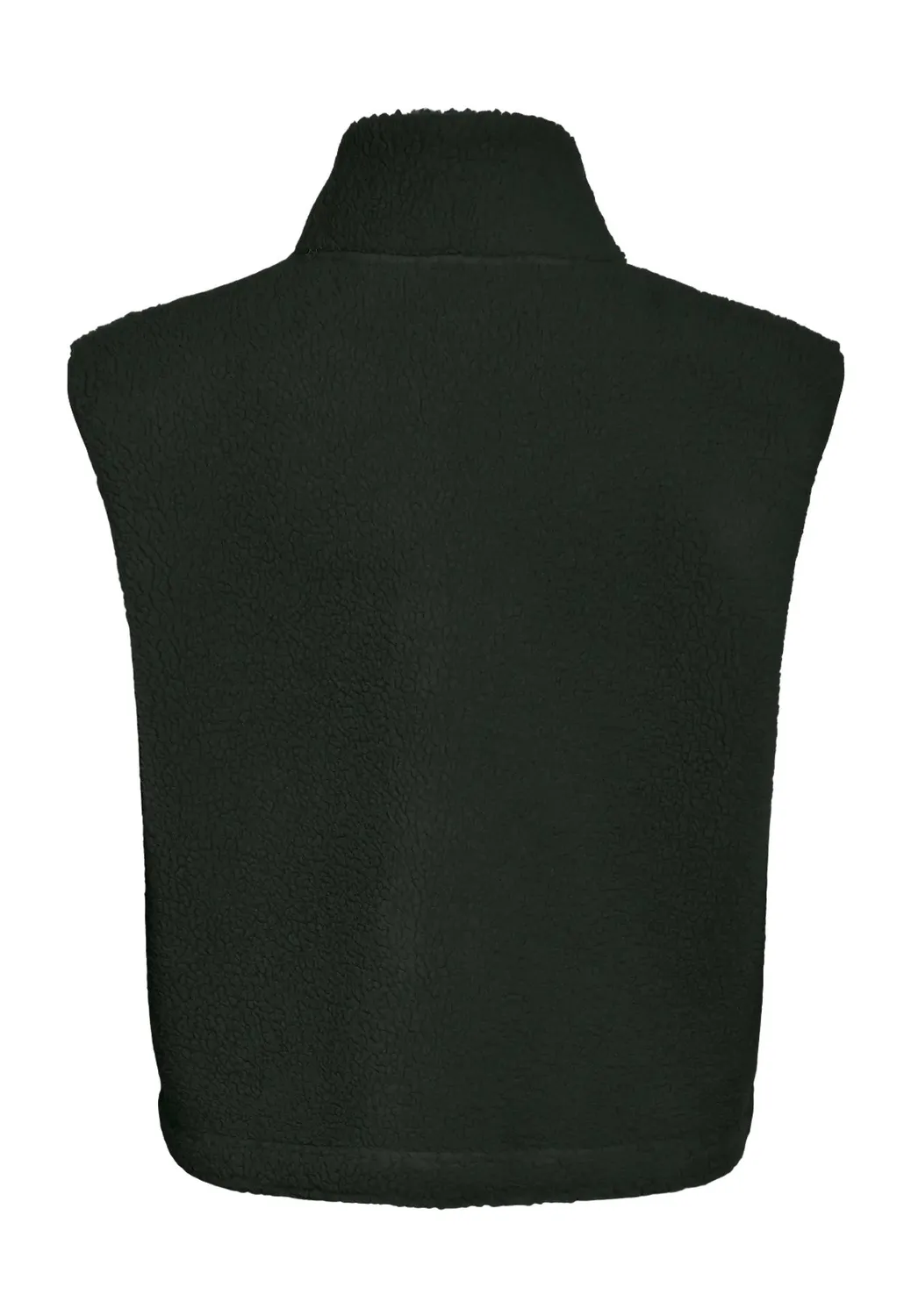 Impericon Masey Short Teddy Weste schwarz Fleece