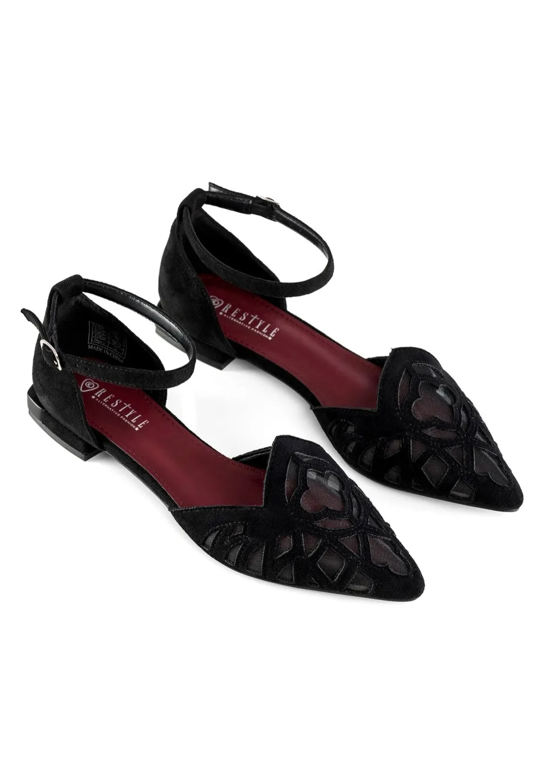 Sanguira D'Orsay Ballerinas schwarz EU 36-41