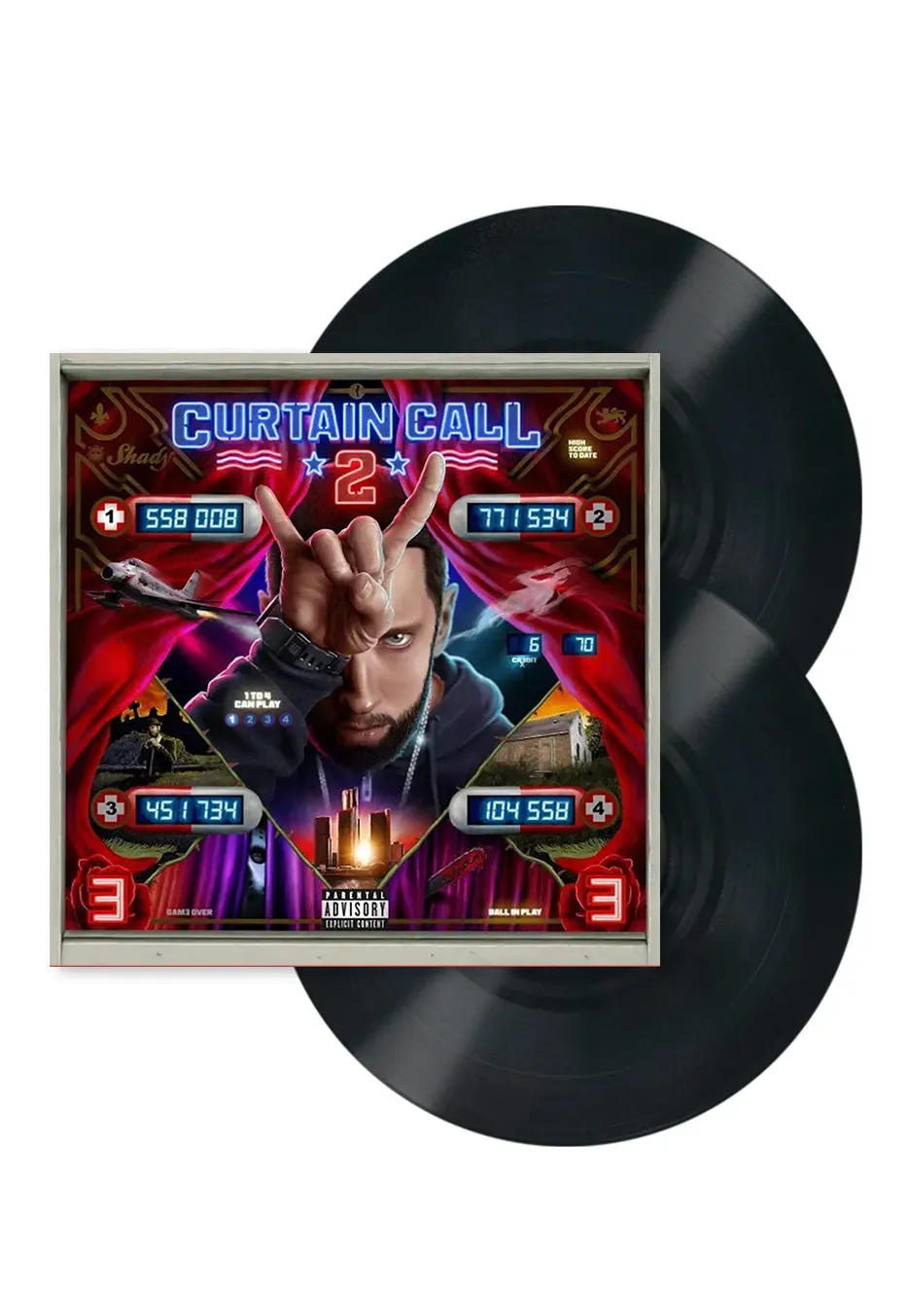 Eminem Curtain Call 2 2 Vinyl Doppel-LP Rap