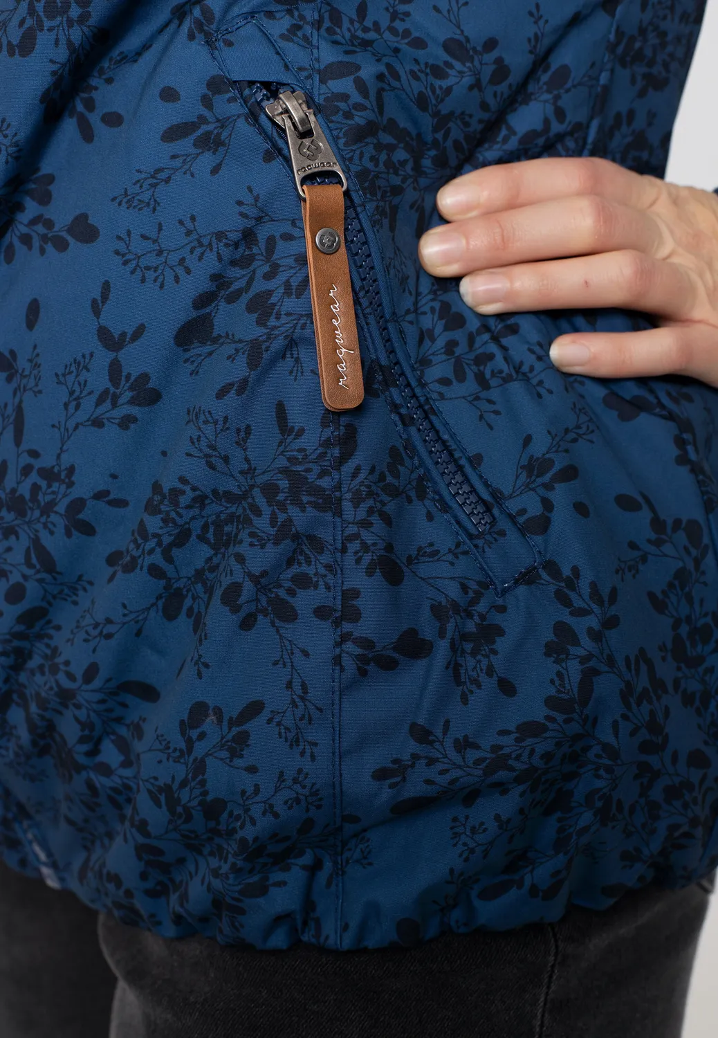 Impericon Dizzie Print Jacke blau Damen Übergangsjacke