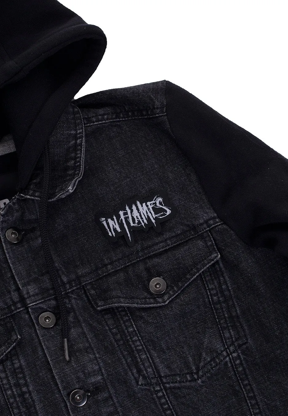Impericon Logo Shaped Aufnäher schwarz Onesize
