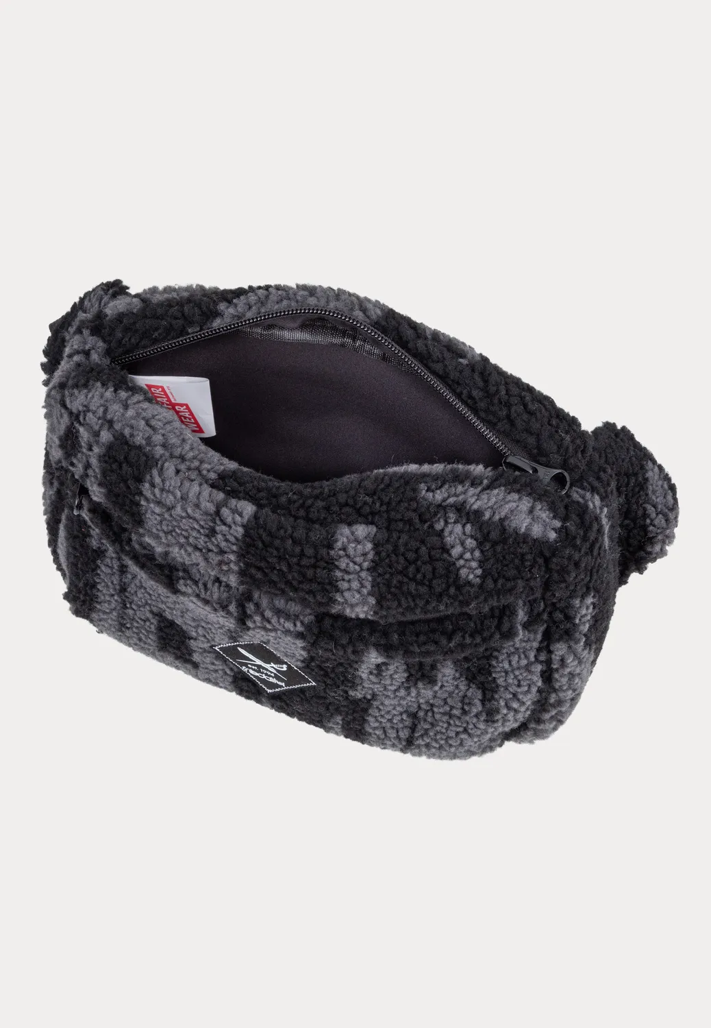 Switchup Coal Bauchtasche grau Onesize Plüsch
