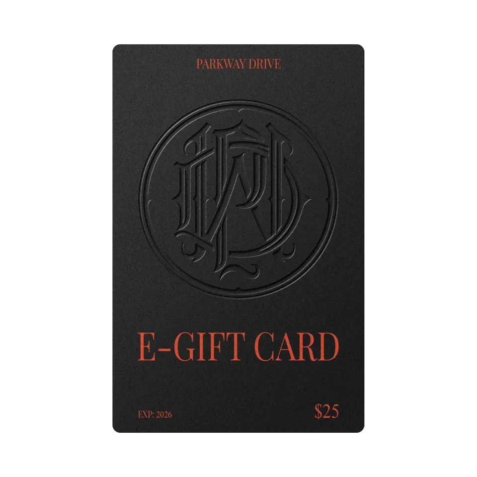 Parkway Drive E-Gift Card Geschenkkarte 25 USD offiziell
