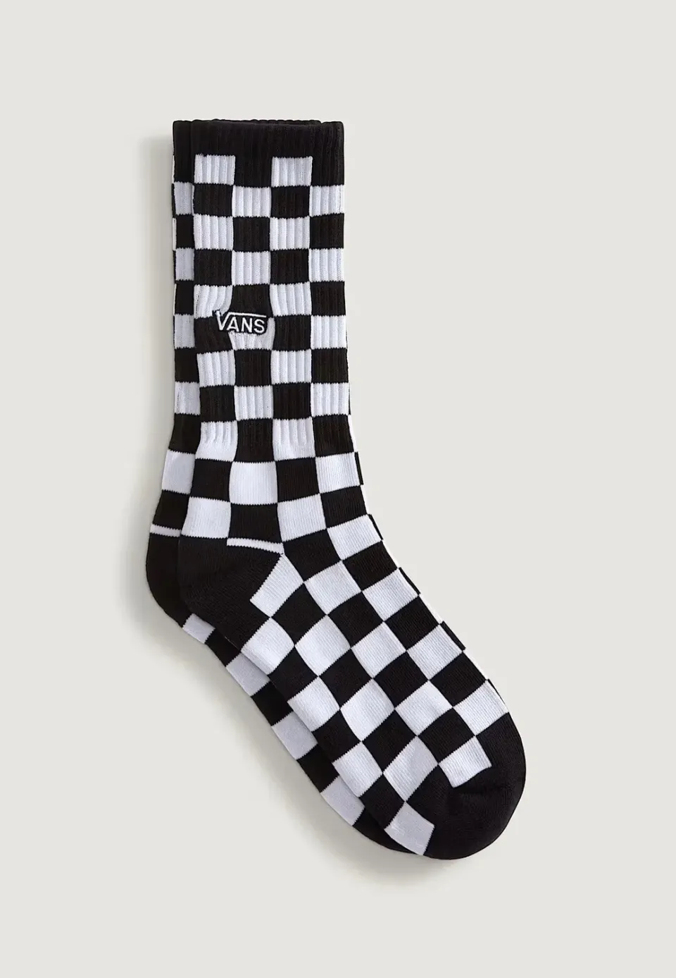 Impericon Checkerboard Crew Socken schwarz-weiß Jacquard