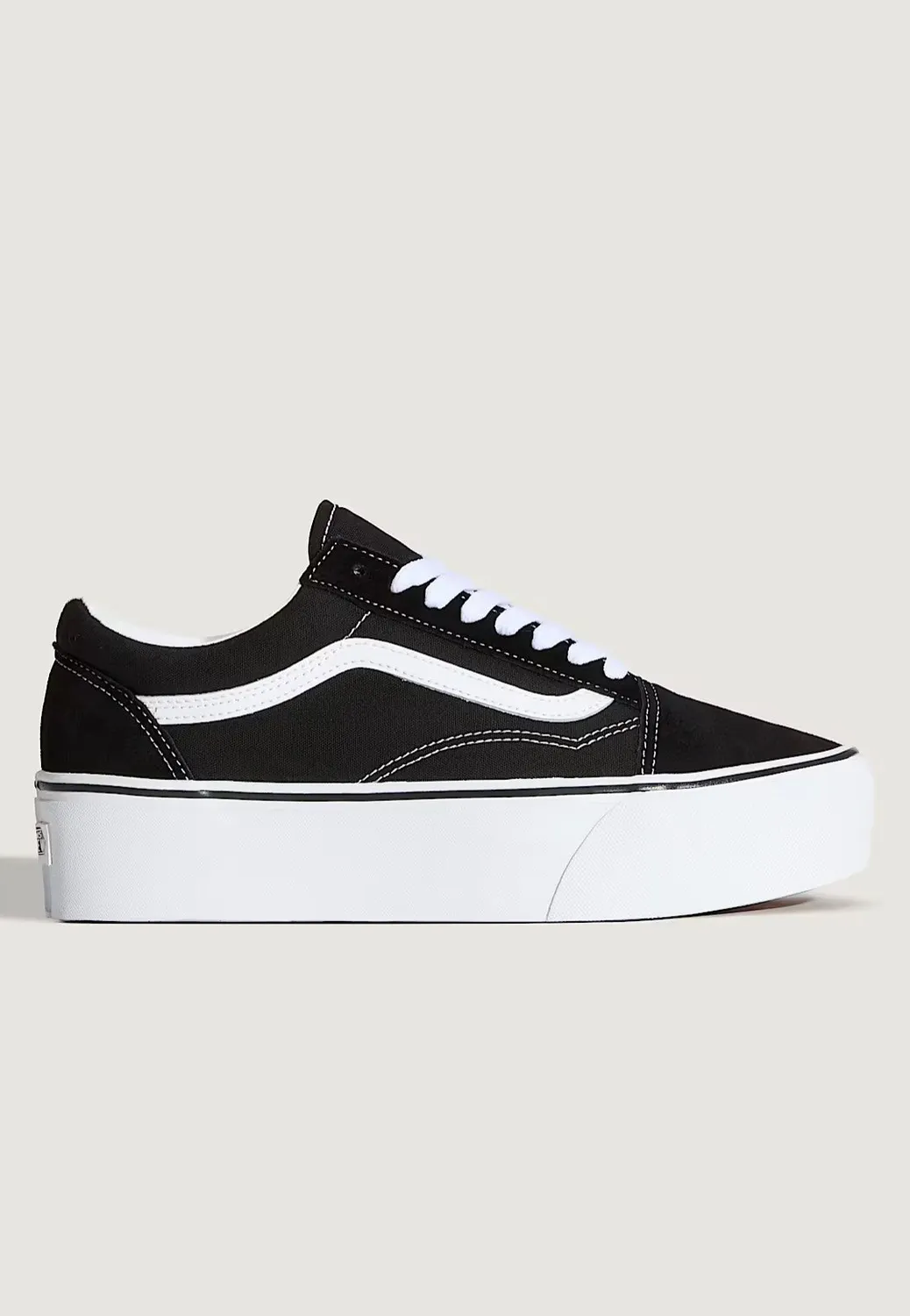 Impericon Old Skool Stackform Schuhe schwarz Suede