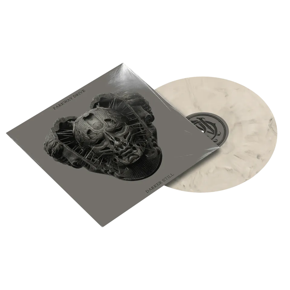 Parkway Drive Darker Still LP White & Black Marble Vinyl