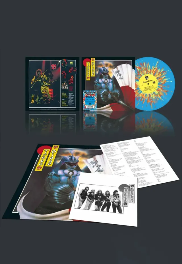Impericon Night Of The Blade Vinyl blau Splatter limitiert