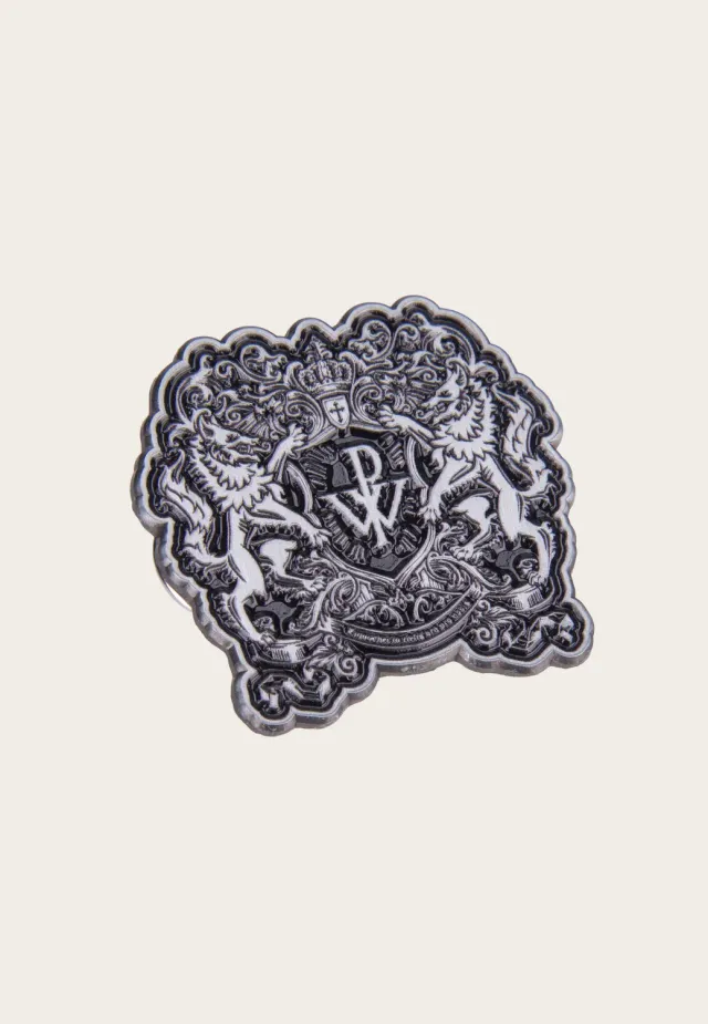 Impericon Crest Pin Anstecker Onesize grau Metall