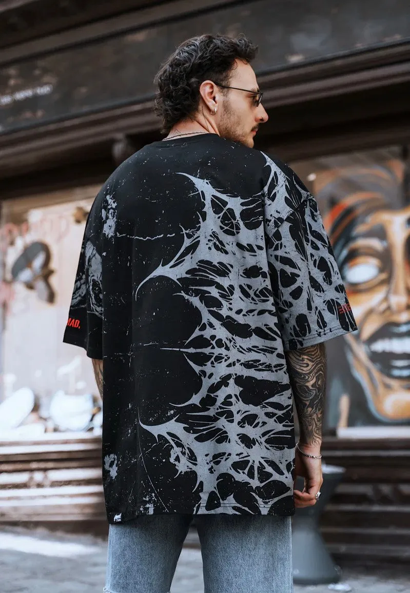 Impericon Grinfrost Oversized Black T-Shirt L schwarz