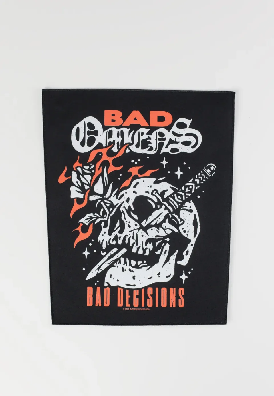Impericon Bad Decisions Backpatch Rückenaufnäher Onesize schwarz
