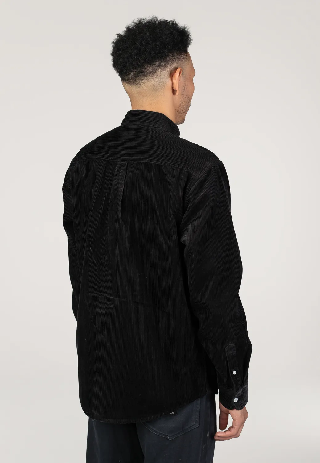 Impericon Madison Cord Soot Hemd schwarz Cord