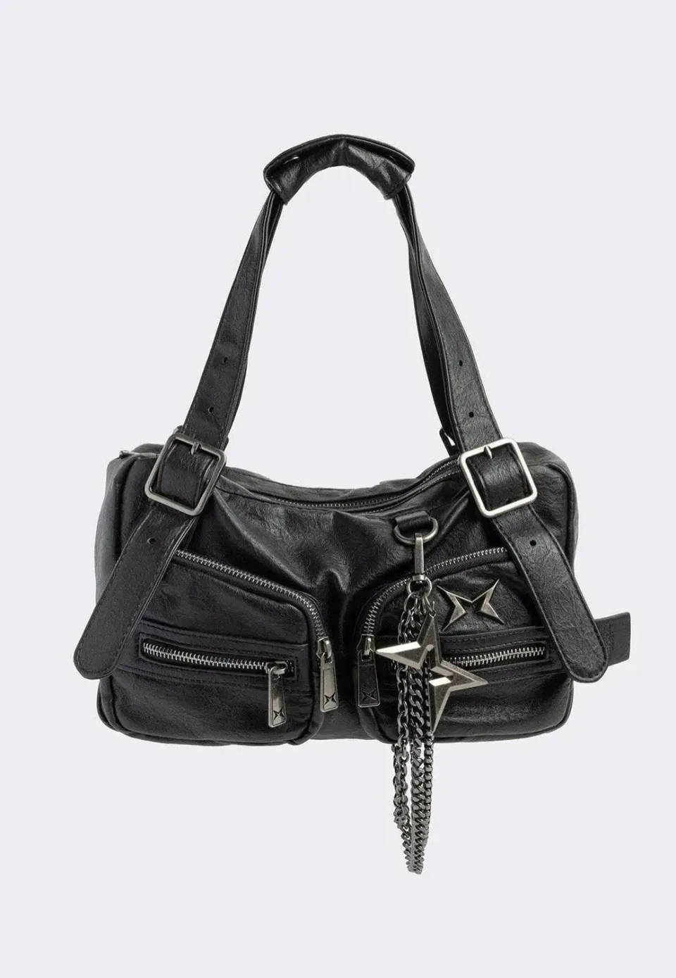 Impericon Soot Vegan Shoulder Black Tasche