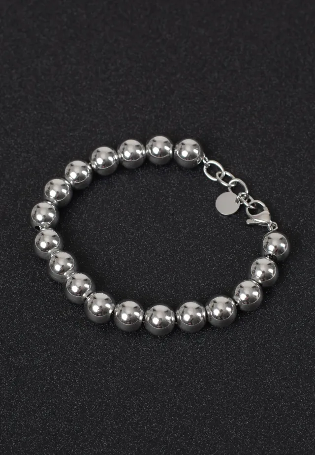 Impericon Bubble Silver Armband grau Streetwear