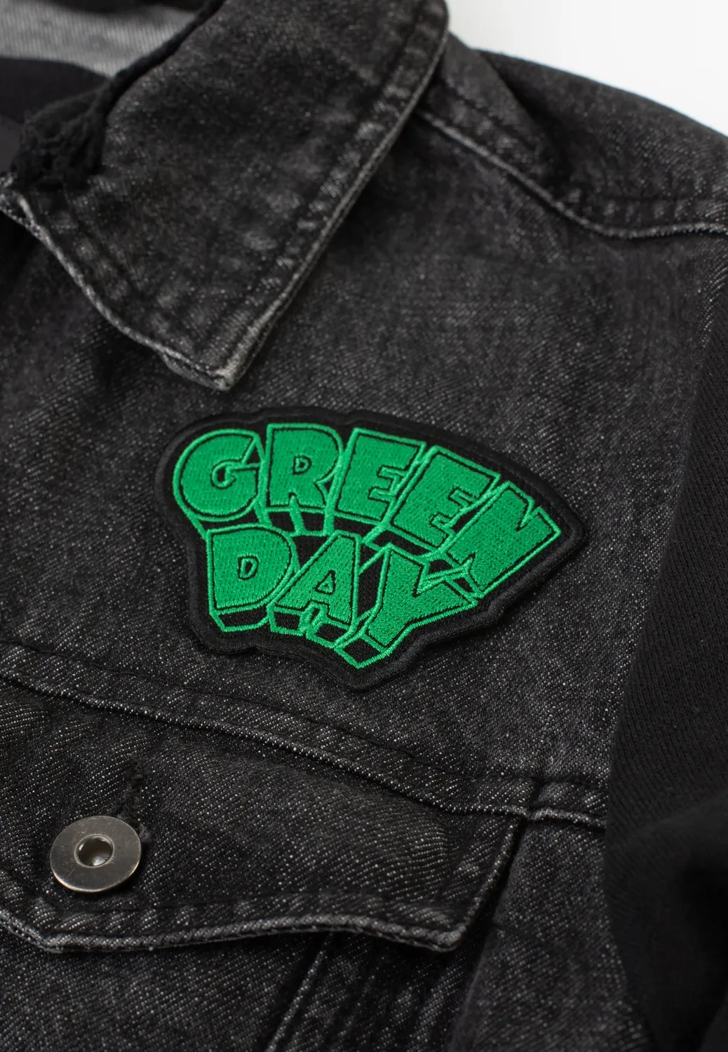 Green Day Dookie Logo Aufnäher Patch Schwarz Grün