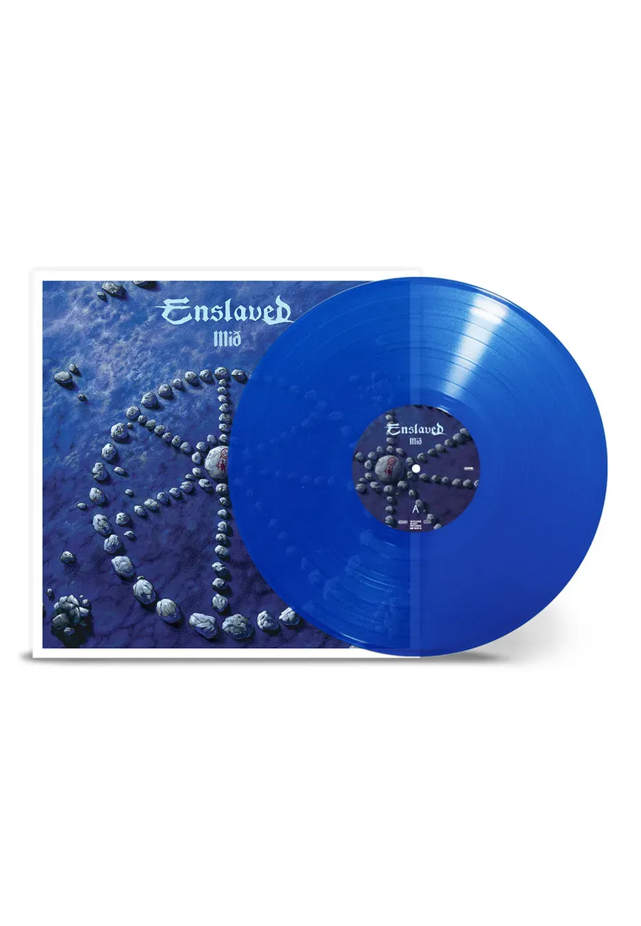 Enslaved Mið Vinyl Transparent Blue Black Metal
