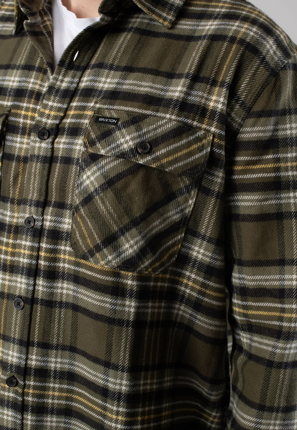 Impericon Bowery Flannel Ivy Green Hemd kariert
