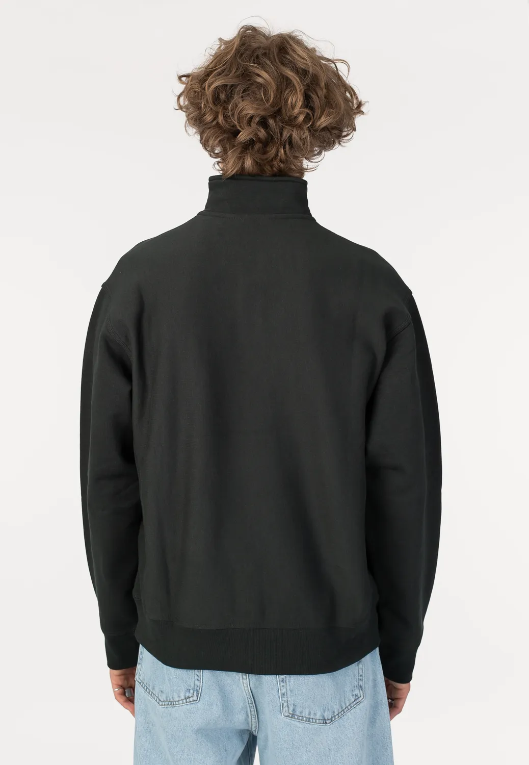 Impericon Half Zip American Script Sweater Grau Raven