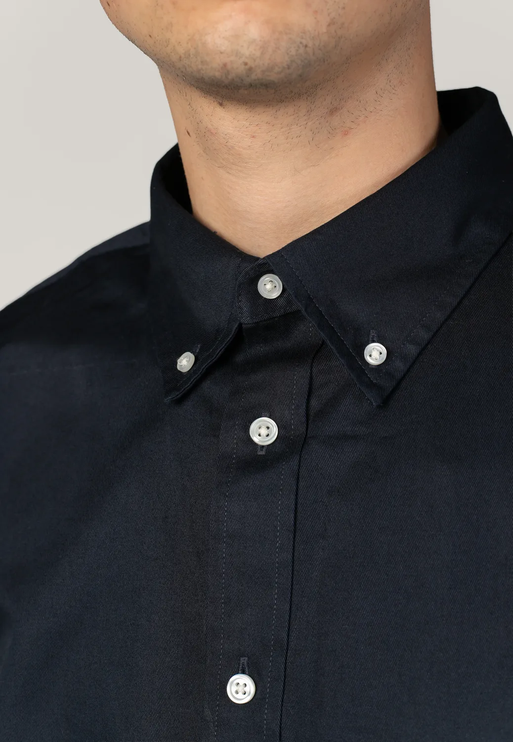 OG Madison Dark Navy Hemd Herren Twill