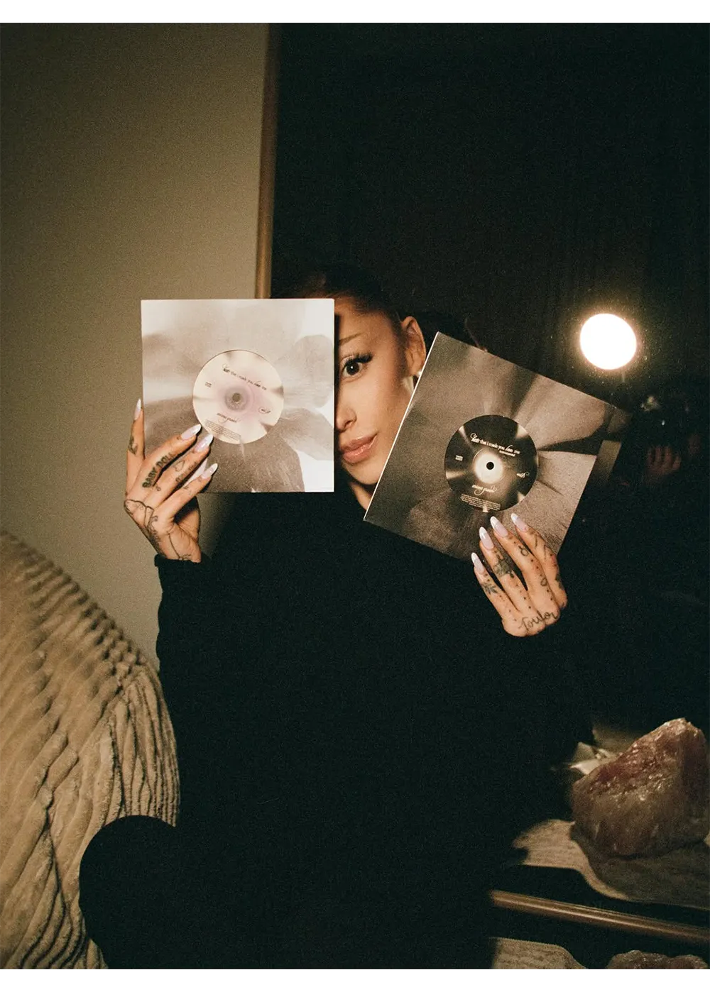 Ariana Grande hate that i made you love me Vinyl fluffy tail gray 7" Single