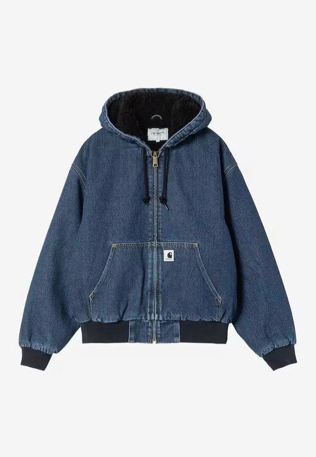 Carhartt WIP OG Active Jacke Stone Washed Blue Damen