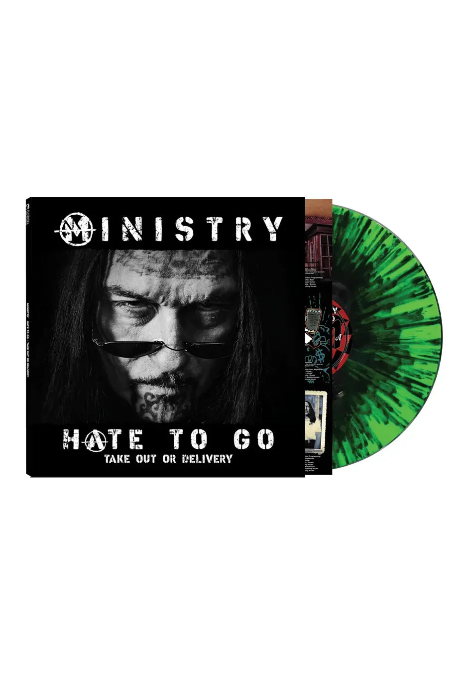 Hate To Go Take Out Or Delivery Vinyl Black Green Splatter