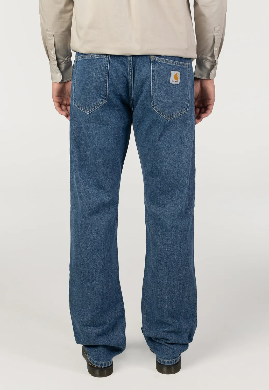 Impericon Nolan Heavy Stone Wash Blue Jeans blau Loose Fit