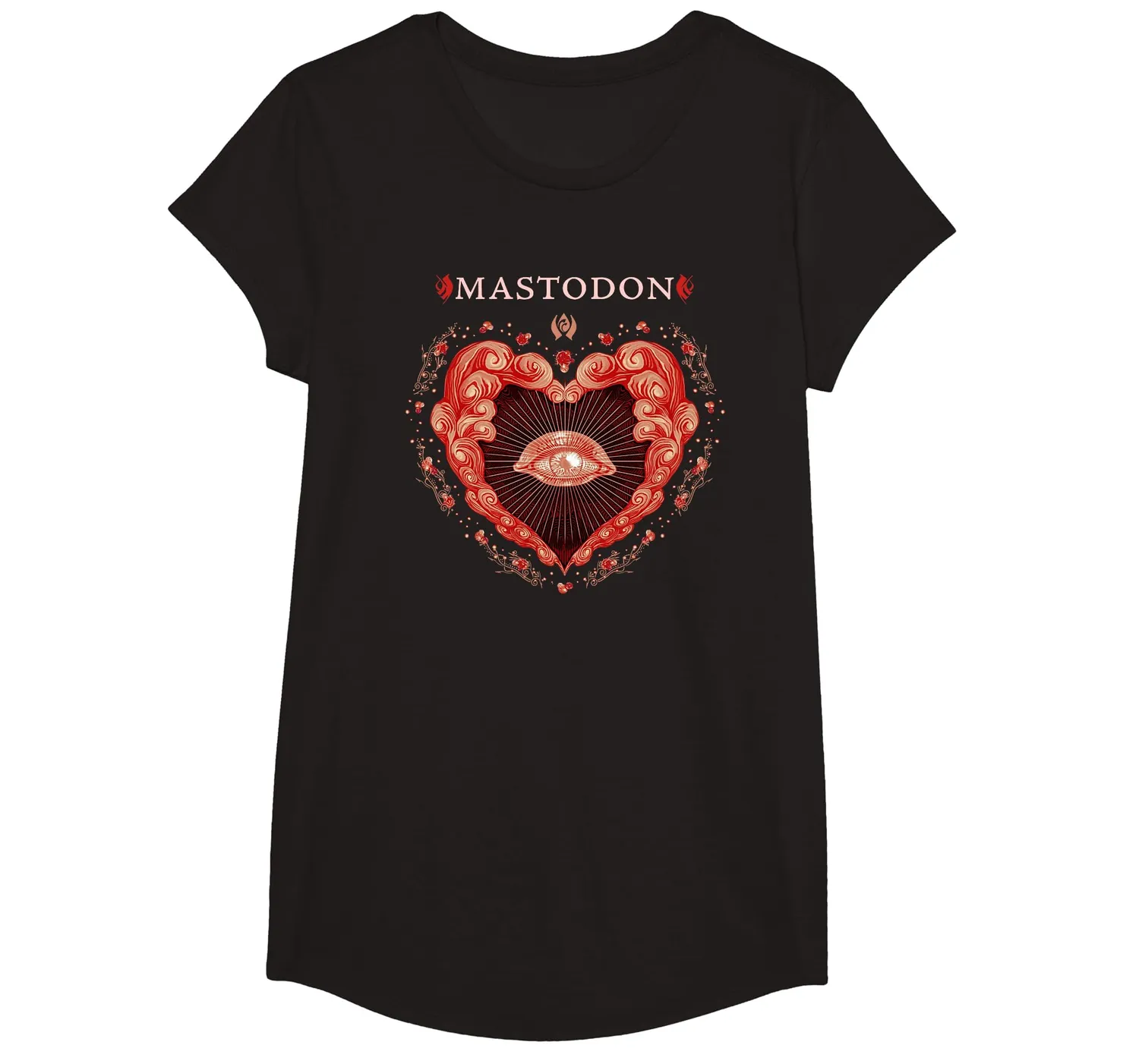 Mastodon Cts Heart T-Shirt Herz-Print