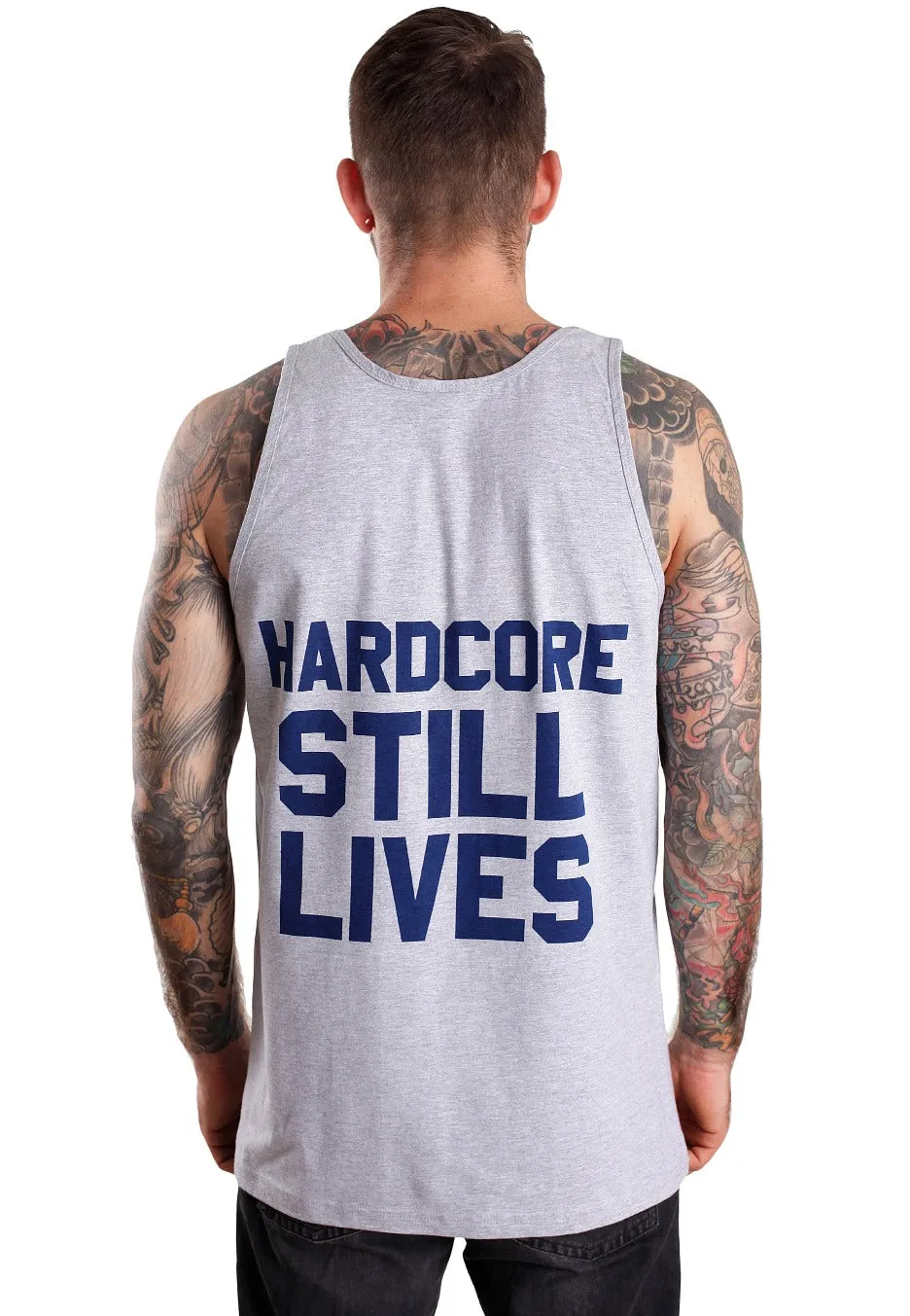 Impericon Swoop Heather Grey Tank Top grau Hardcore