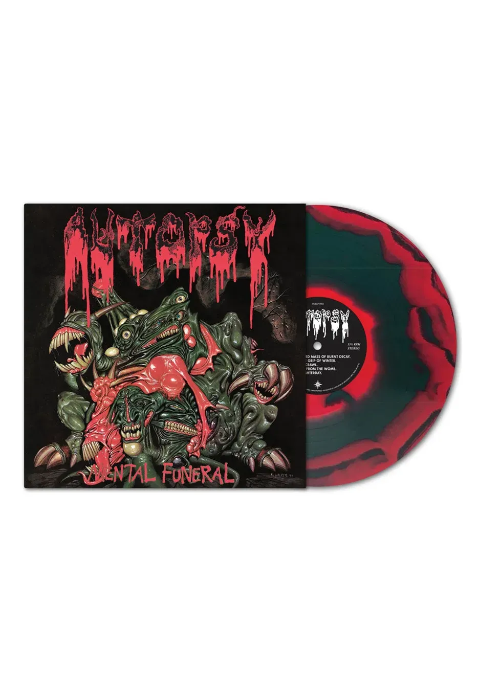 Autopsy Mental Funeral 35th Anniversary LP Vinyl Rot